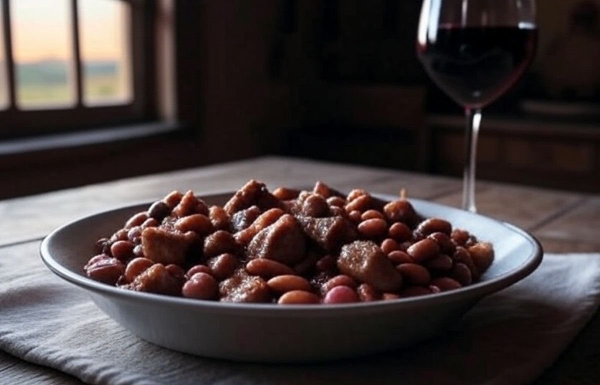 Vin avec cassoulet au confit de canard