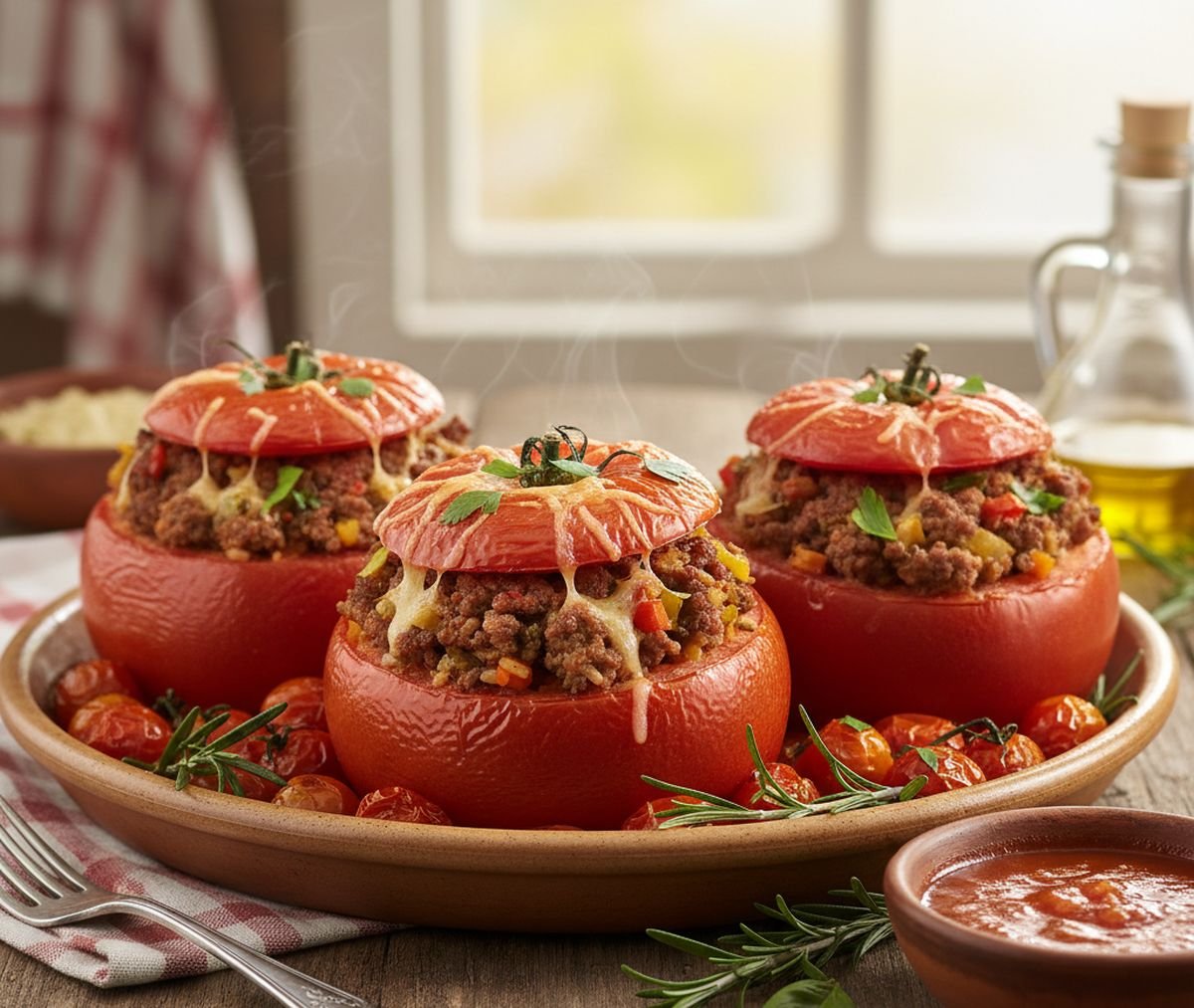 temps de cuisson des tomates farcies à la viande