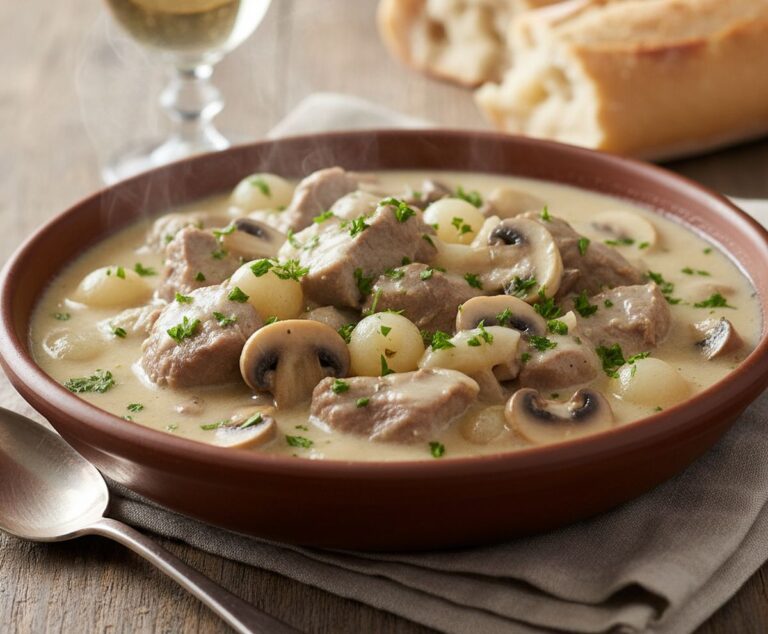 Blanquette de veau à l&rsquo;ancienne de ma grand-mère : recette traditionnelle inratable